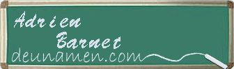 Adrien Barnet Visitenkarte